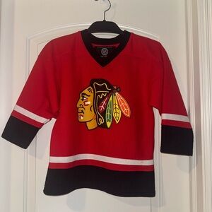 NHL Red Blackhawks Jersey Classic Style